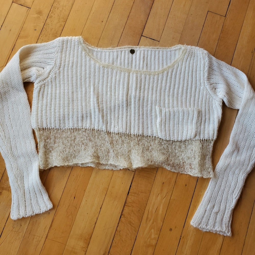 Rosebullet Cropped Sweater Sz 2